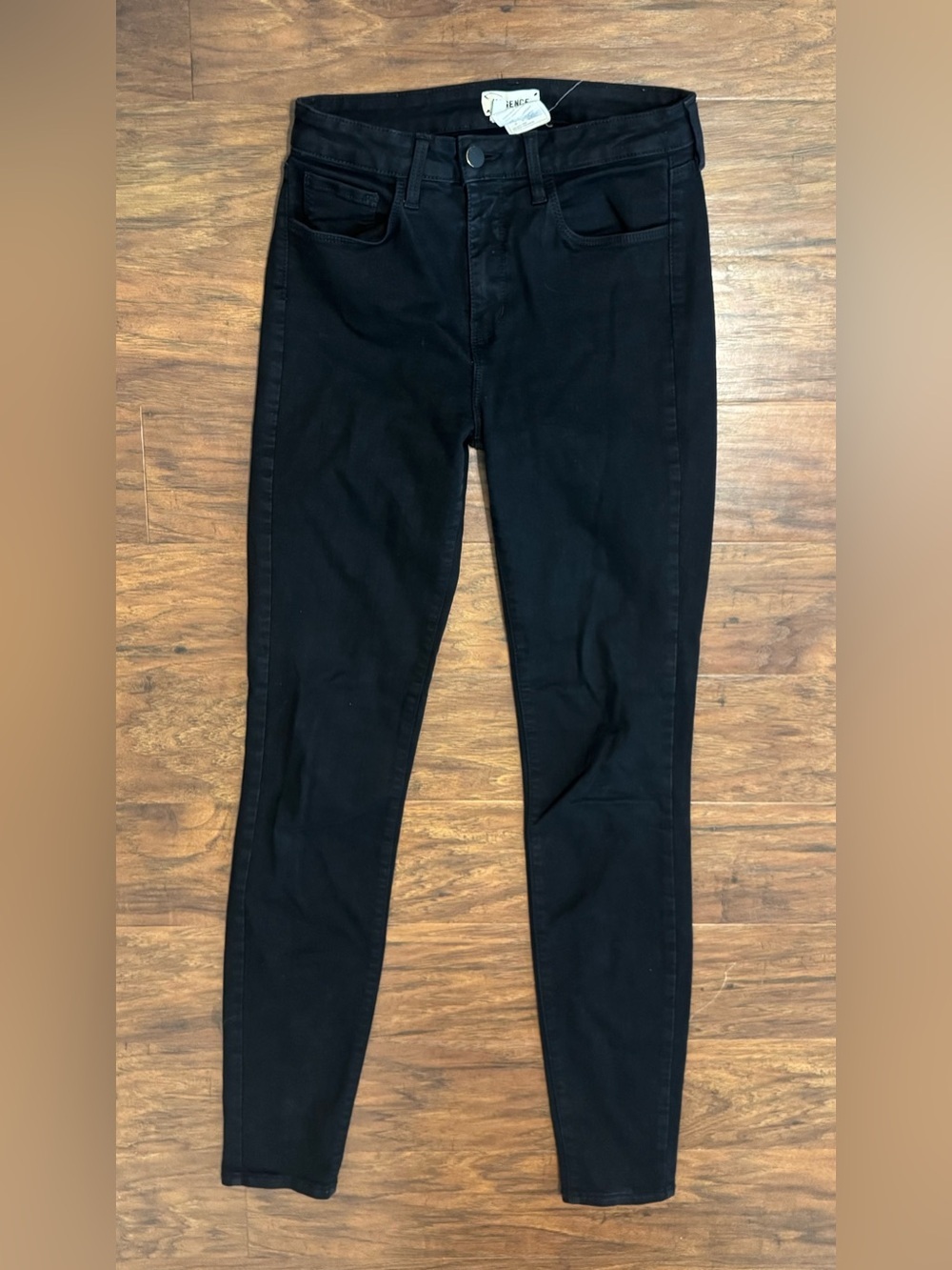 L’agence Black Skinny Jeans High Rise Cotton Blend Size 27